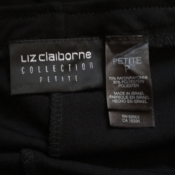 Liz Claiborne crepe pull-on pant - Picture 3 of 3